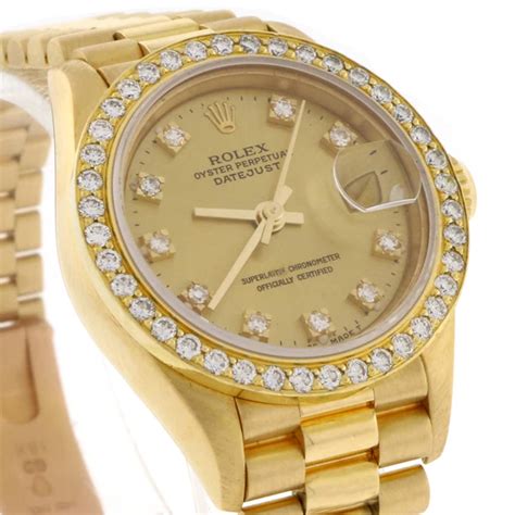 ebay rolex 18k model 6917|rolex ladies president 69178 champagne.